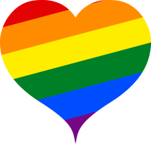 Rainbow heart