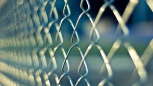 Chain link fence