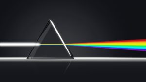 Prism with rainbow
